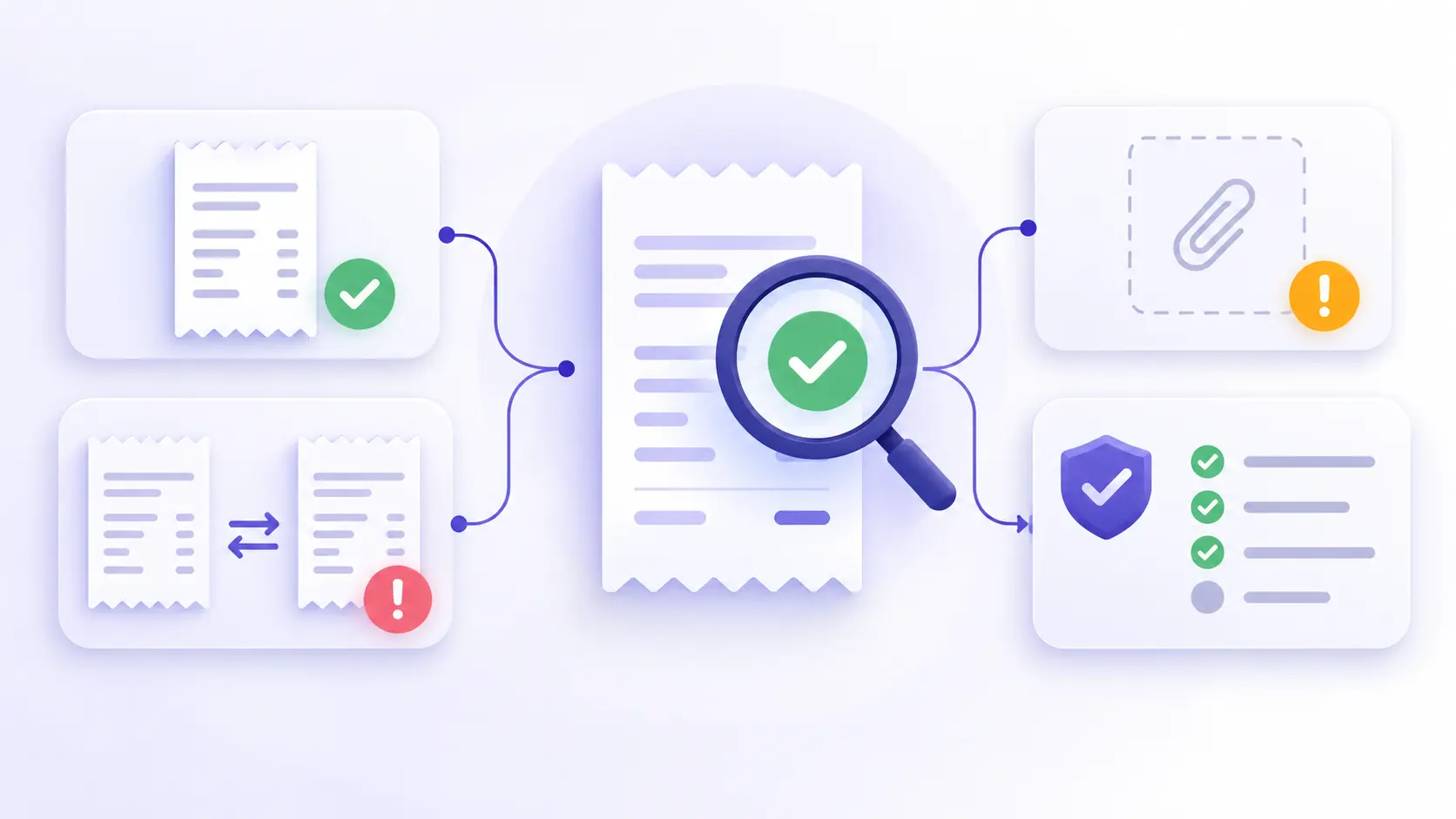 Contrôles automatiques d'une note de frais avant validation